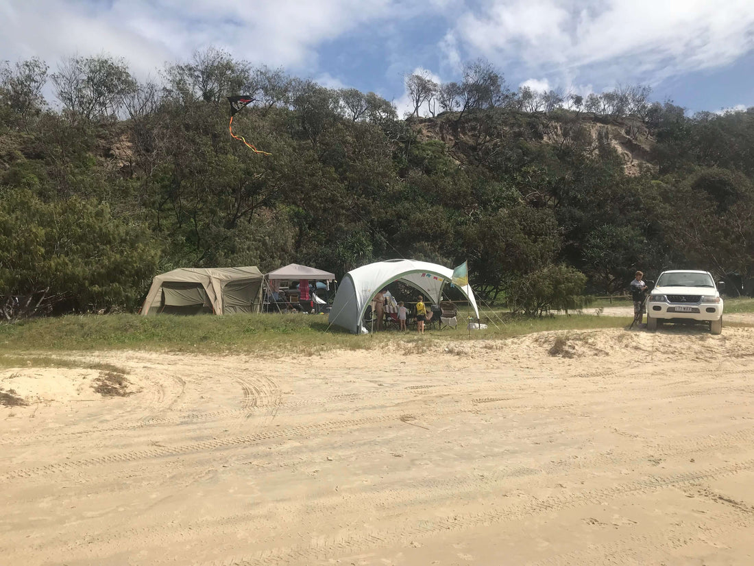 Teewah beach camping