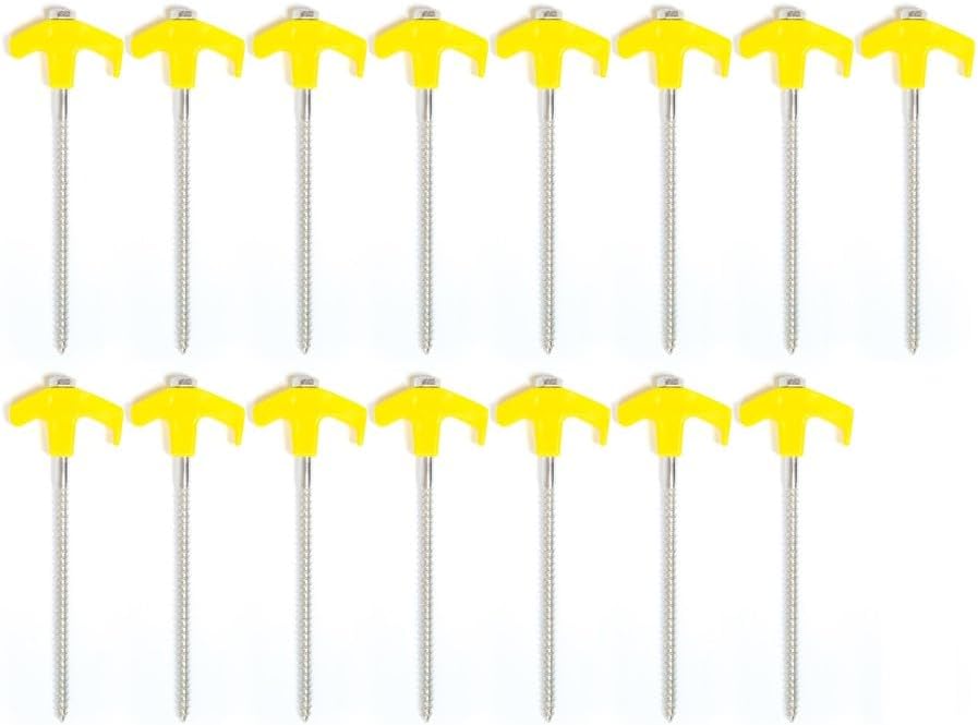 OZtrail Screw in Tent Peg 16-Piece Set