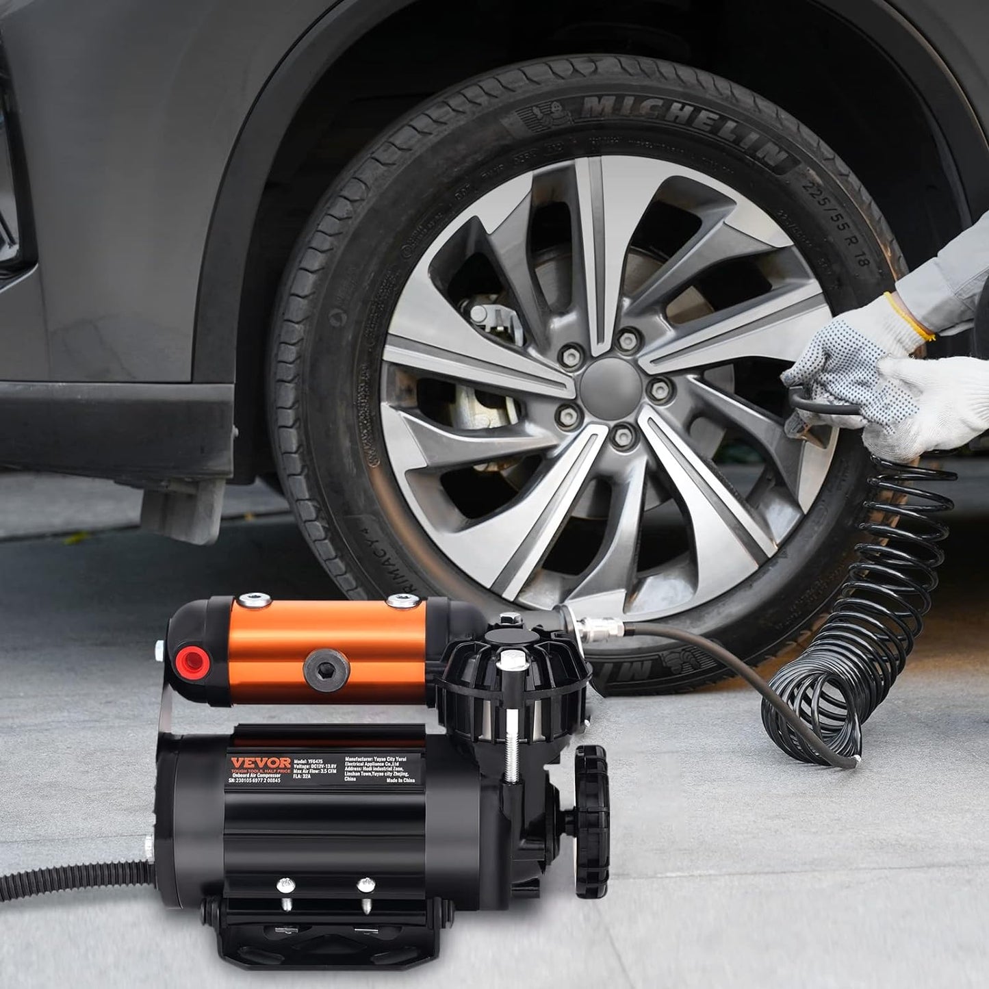 VEVOR Onboard Air Compressor Kit 150PSI Offroad