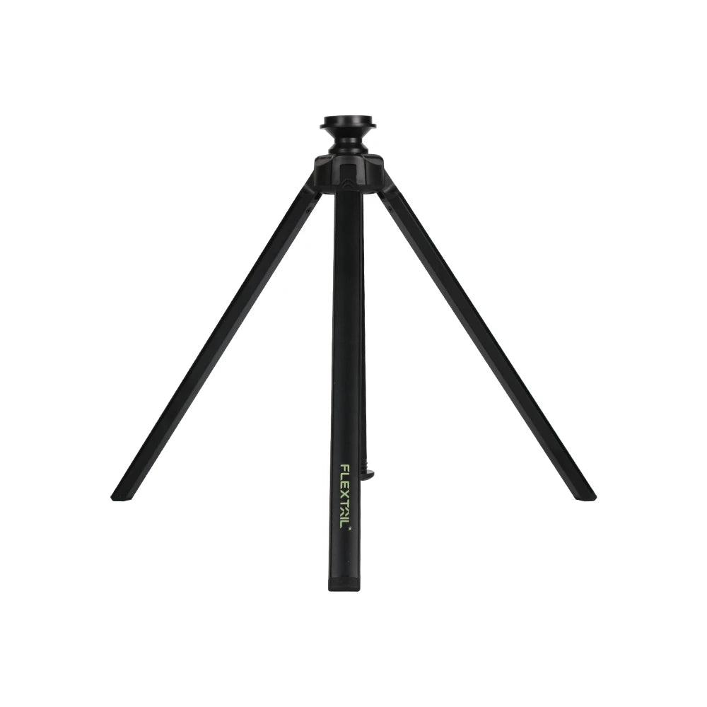 Black tripod with 'Flextick' branding on a white background