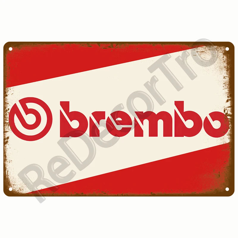 Retro Motor Oil Gas Tyre Racing Tin Sign Poster Iron Plates Metal Sign Garage Bar Pub Club Man Cave Home Decor Wall Decor Art