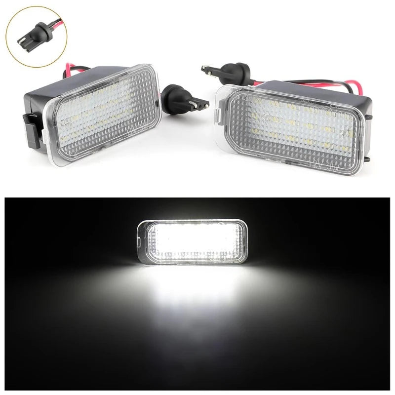 2 Pcs/Set Car LED License Plate Light for Ford Ranger 2012+