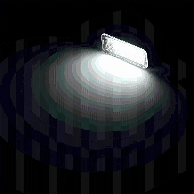 2 Pcs/Set Car LED License Plate Light for Ford Ranger 2012+