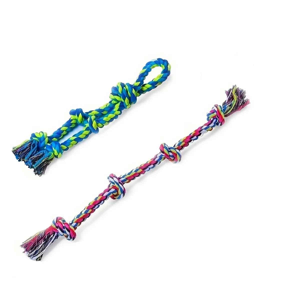Linen Knot Dog Rope Toy – Durable Tug of War & Chew Toy for Medium & Large Dogs