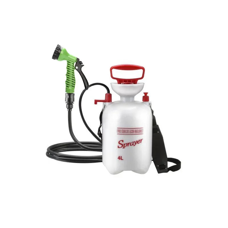 Portable Pressurised Camping Shower – 4L / 8L with 3m Hose | No Power Needed