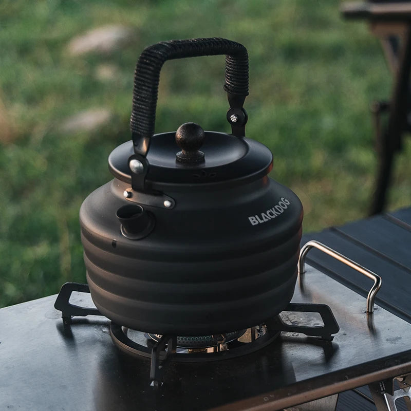 BLACKDOG Outdoor Camping 1.3L Water Kettle Portable Ultralight Aluminum Cookware Travel Essential Coffee Hand Drip Pot Teapot