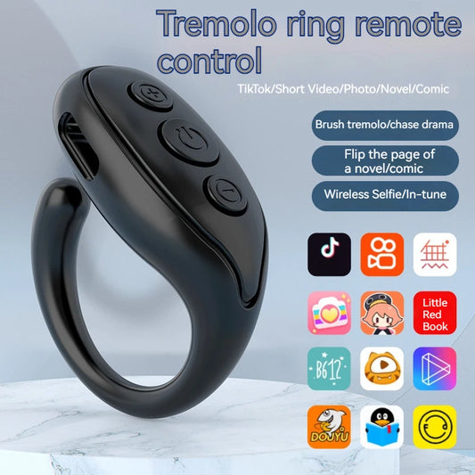 bluetooth finger remote for vlogs