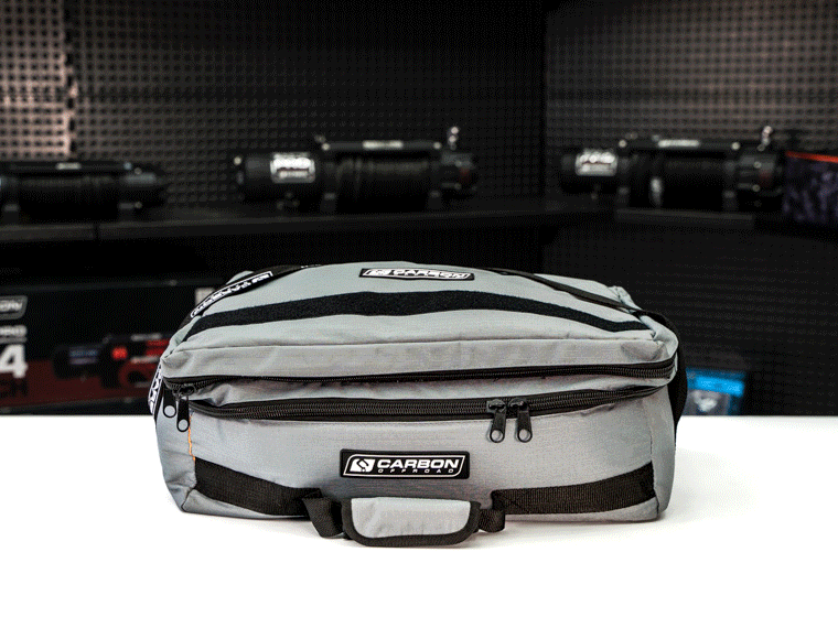 Carbon Offroad Recovery Gear Bag with Winch Damper Function