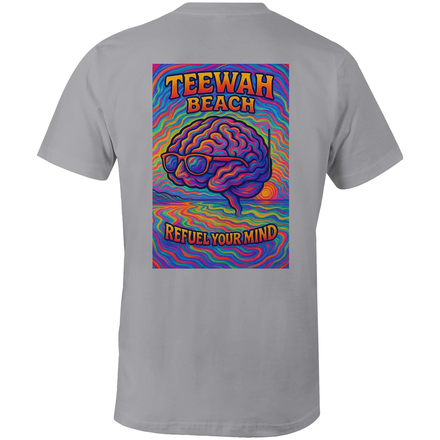 whit t shirt brain psychedelic