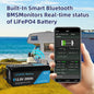 100Ah 200Ah LiFePO4 Battery 12.8V Lithium Iron Phosphate Battery - 12V 200AH Bluetooth - BATTERIES