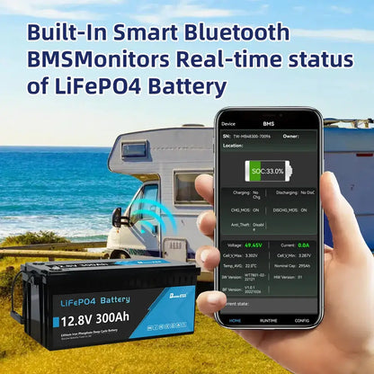 100Ah 200Ah LiFePO4 Battery 12.8V Lithium Iron Phosphate Battery - BATTERIES