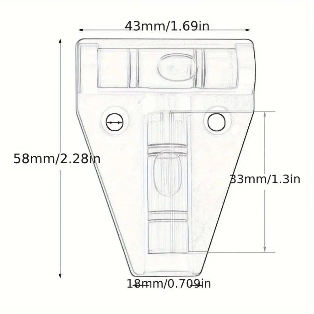 1pc Level RV Parts Accessories External Leveling Device Stable Level For RV Leveling Camping