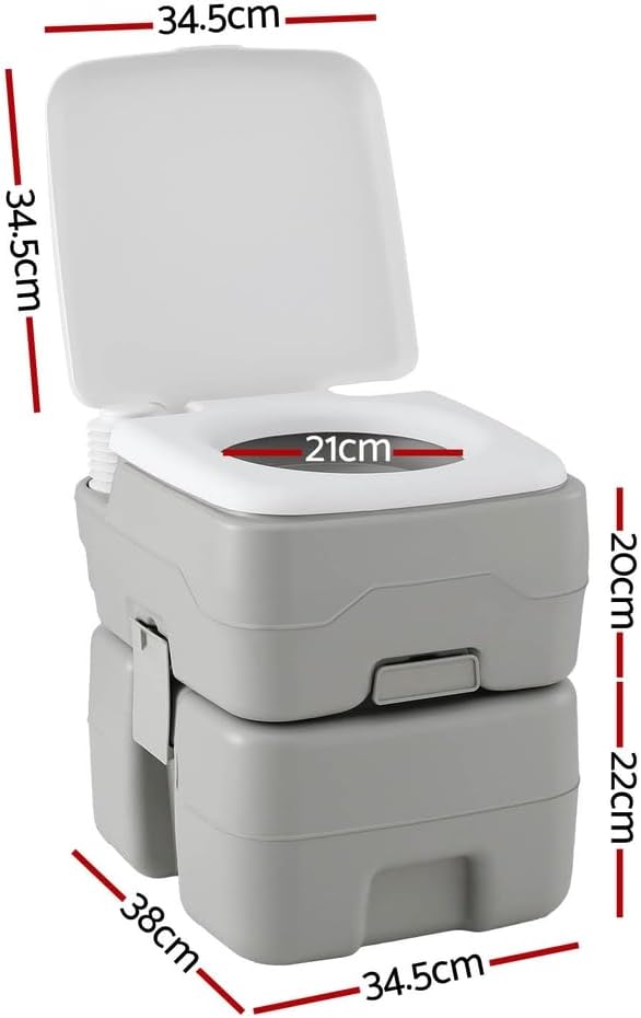 Weisshorn Portable Toilet, 20L