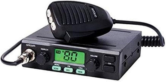 Oricom UHF028 Compact 5 watt UHF CB Radio, Black