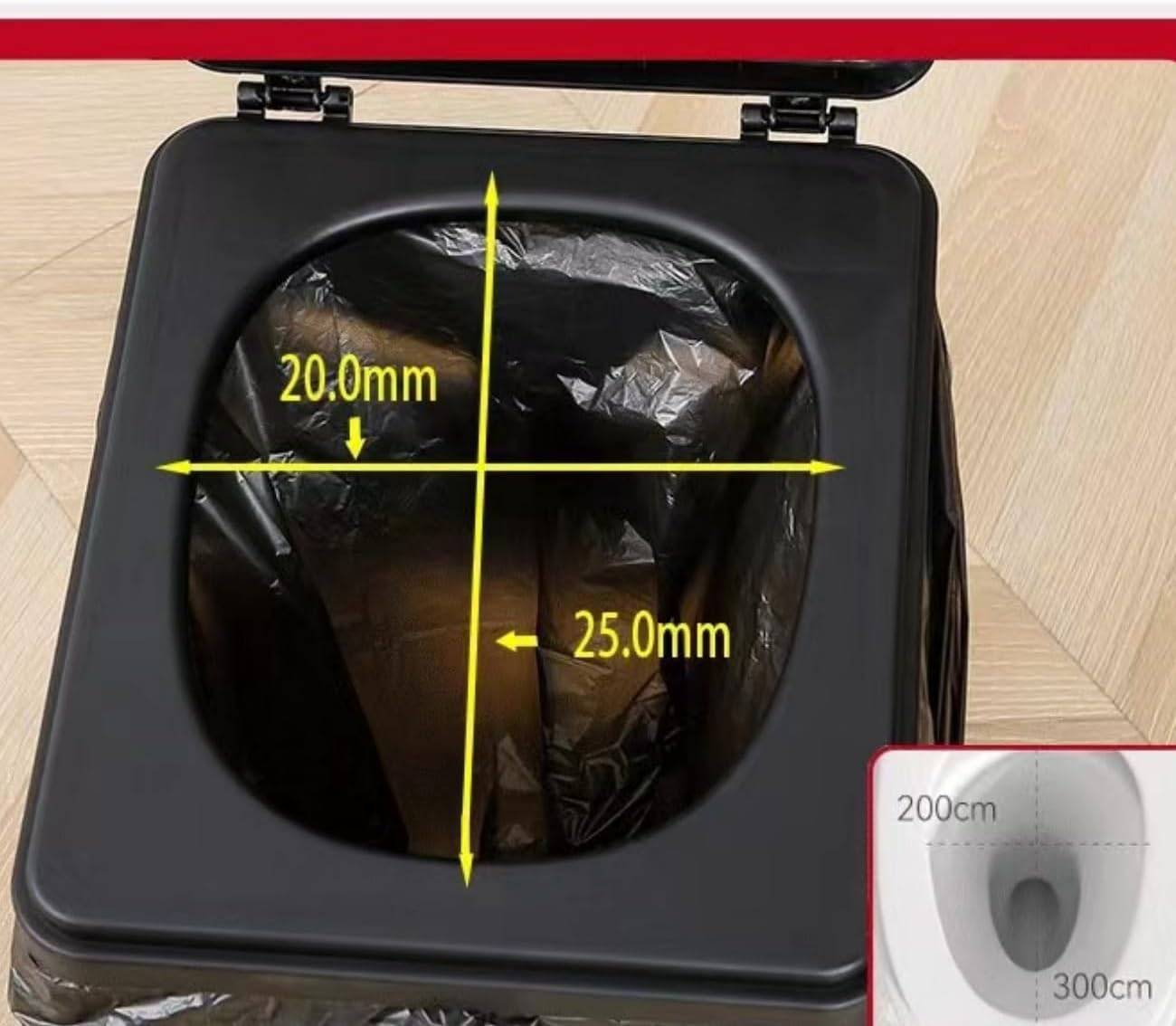 Portable Camping Folding Toilet with Lid