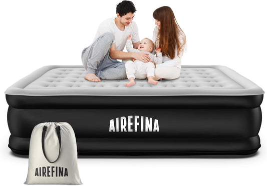 Queen Size Air Mattress with Built-in Electric Pump.