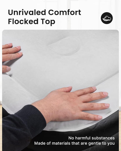Queen Size Air Mattress with Built-in Electric Pump.