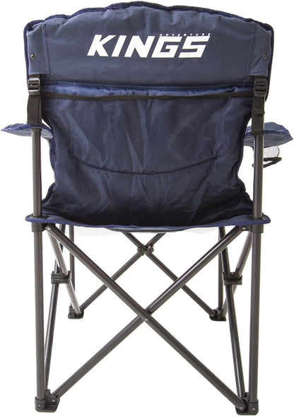 2X Adventure Kings Throne Outdoor Camping Chair 300kg Thick Padding + Carry Bag