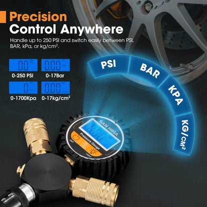 San Hima 4-Way Digital Tyre Inflator