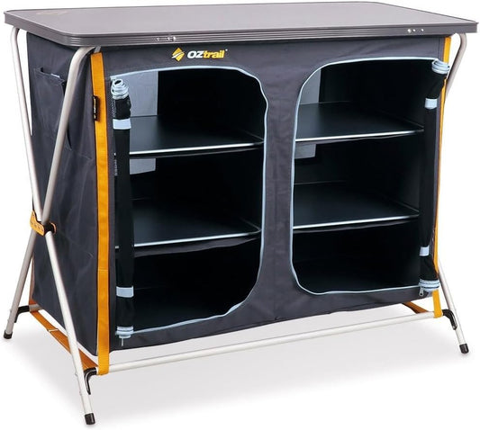 Oztrail 3 Shelf Double Deluxe Cupboard