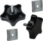 Awning Brace Knob with Clamp & Nut Kit