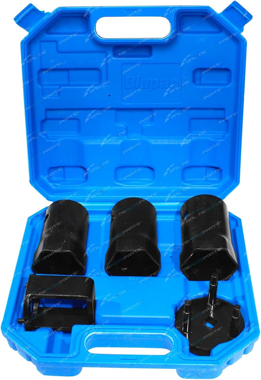 5pce 4x4 Hub Nut Socket Tool Set