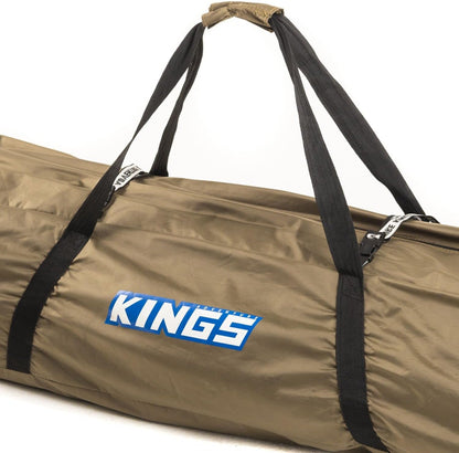Kings Double Swag Portable Camping Dome Tent 2.1 x 1.5 m Height 1 m + Polyester Bag 150 x 43 x 40 cm for Swag Water and dust Resistant