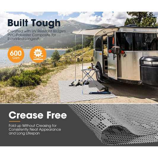 San Hima 5M X 2.5M Annex Matting Floor Mats Mesh Caravan Park Camping Picnic