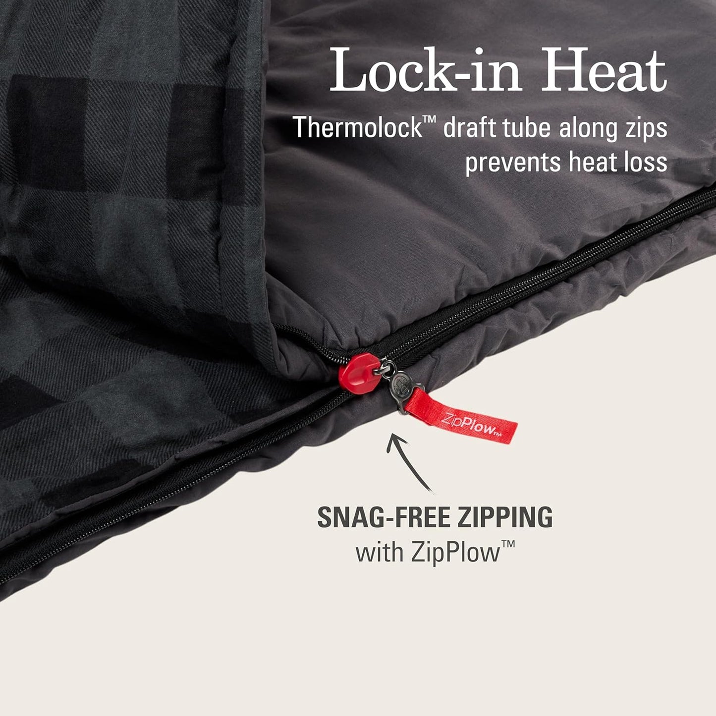 Coleman Pilbara Sleeping Bag | 225x100cm, All Weather, Polyester Fill with Extra Heat Retention, Cotton Lining & Shell, Compression Sack, Interior Pocket, Foot Zip for Temp Adjustment