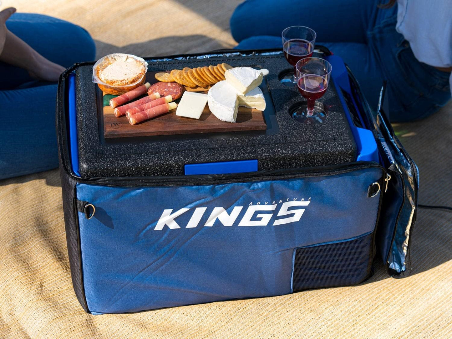 Adventure Kings Escape 30 Portable Camping Fridge/Freezer + Fridge Cover