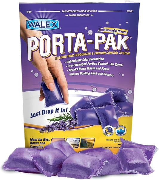 Porta-Pak Portion Control RV/Marine Holding Tank Deodorizer Packets