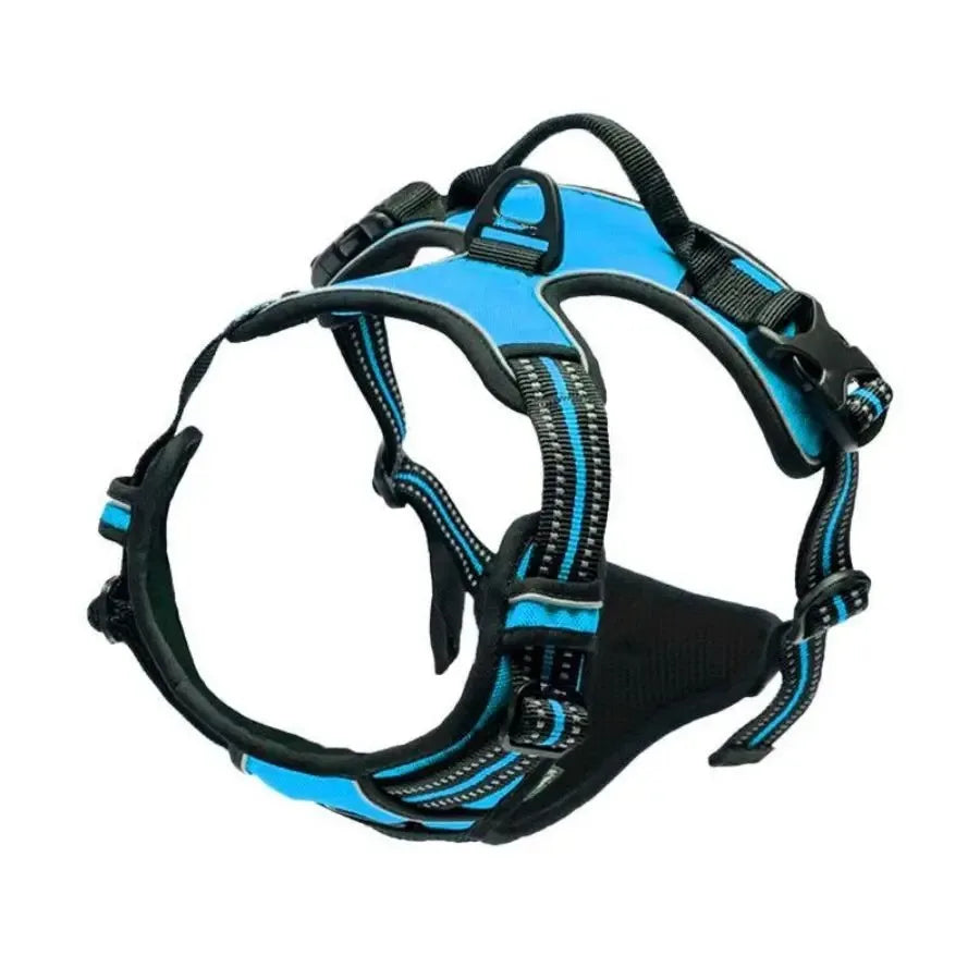 Pet Dog Vest Harness & Collar Set – Adjustable for Small & Medium Dogs