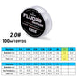 PROBEROS 100M Fishing Line 2.2LB-29.3LB Carbon Fiber Monofilament Line