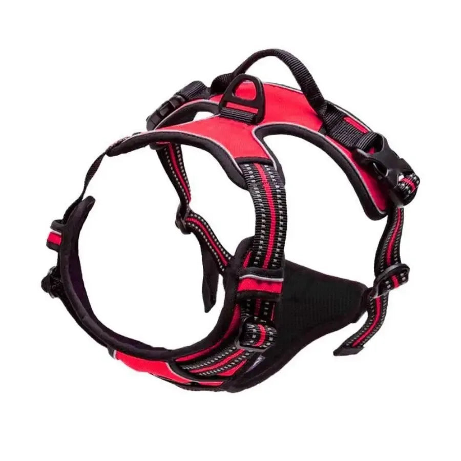 Pet Dog Vest Harness & Collar Set – Adjustable for Small & Medium Dogs