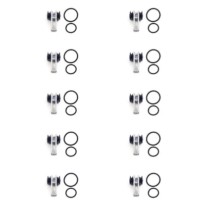 JOOYOO 10pcs/lot Fishing Rod Pole Hook Keeper - Securely Silicone Ring Iso Hold Bait Lures and Jigs for Safe and Easy Fishing