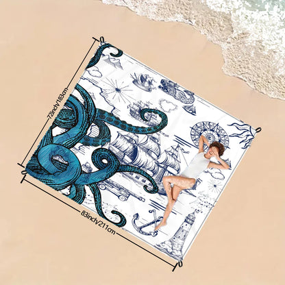 Outdoor Waterproof Beach Blanket  Picnic Mat Camping