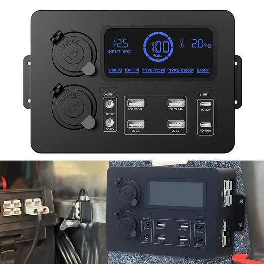 Portable Control Hub 12V Mini Power Box Adapter