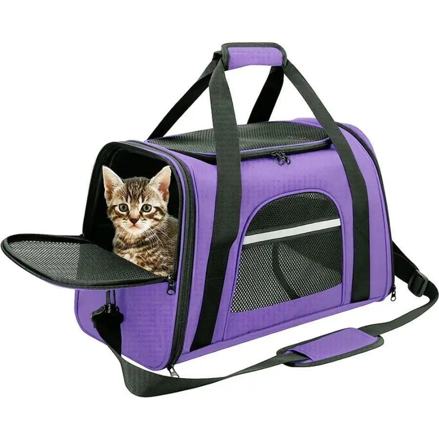 Soft-Sided Pet Carrier Bag – Airline Approved for Cats & Dogs Up to 9kg