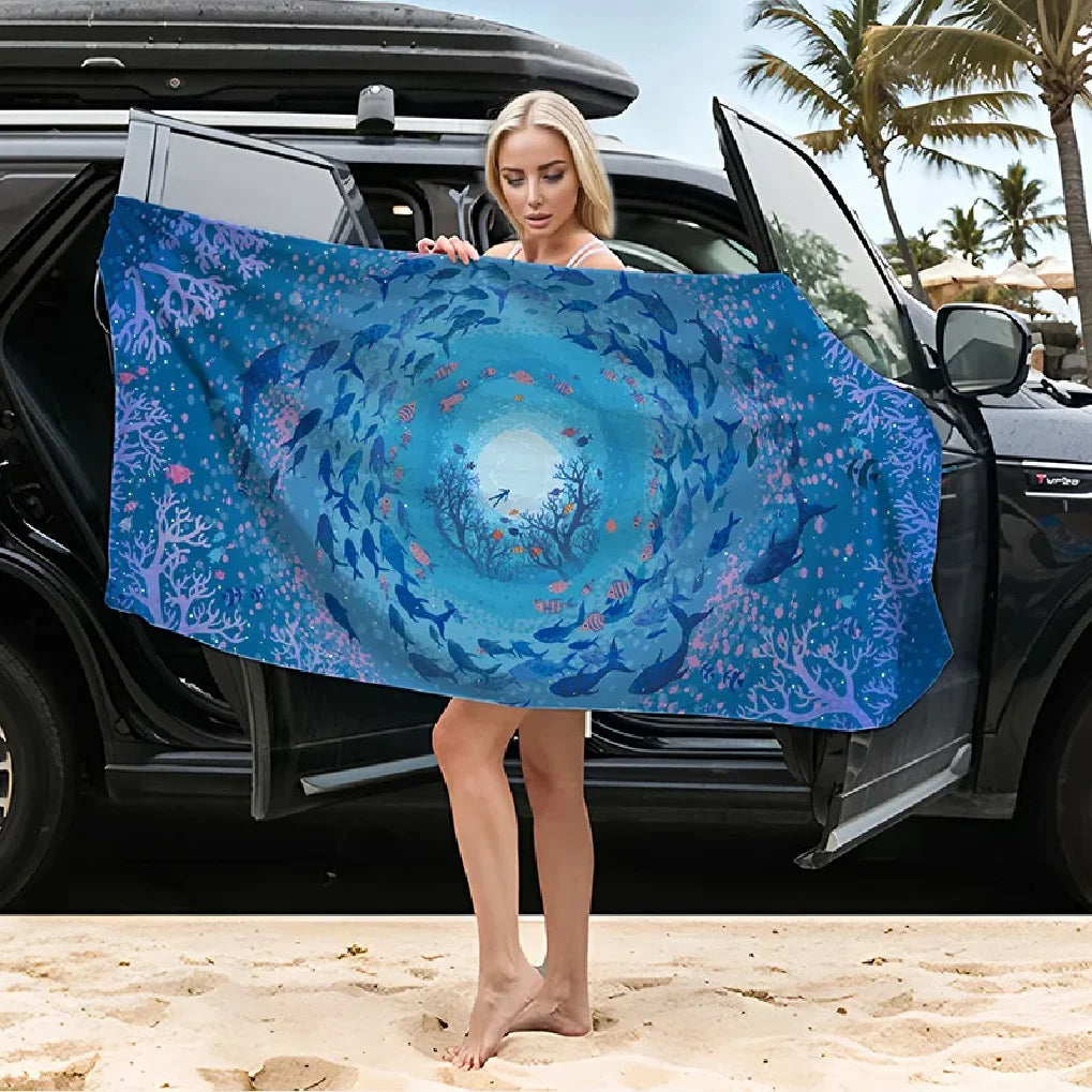 Beach Towel Magnetic oversized  190x76cm