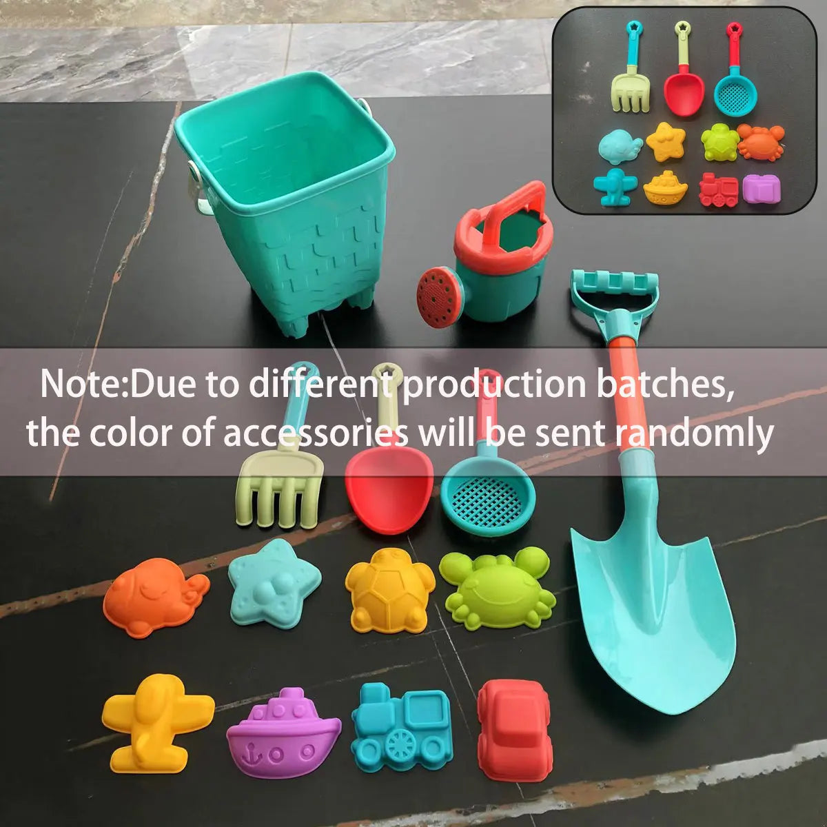 Sand Bucket Beach Toys Pack