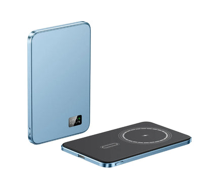 10000mAh Thin Magnetic Wireless Power Bank Fast Charging Mag safe For iPhone Samsung