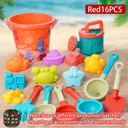 Sand Bucket Beach Toys Pack
