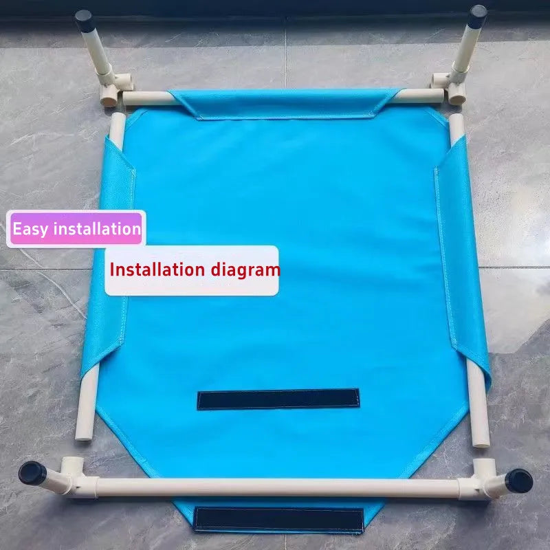 Elevated Folding Pet Camping Bed – Portable Raised Dog & Cat  Bed