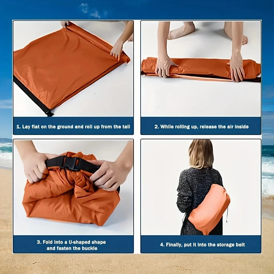 Inflatable Outdoor Lounger – Portable Air Sofa for Camping, Beach & Festivals