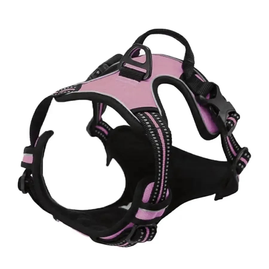 Pet Dog Vest Harness & Collar Set – Adjustable for Small & Medium Dogs