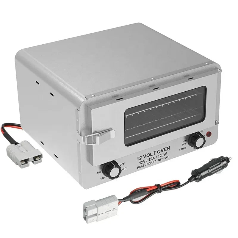6L 12V 120W Electric oven Car Portable Toaster Oven for outdoor camping