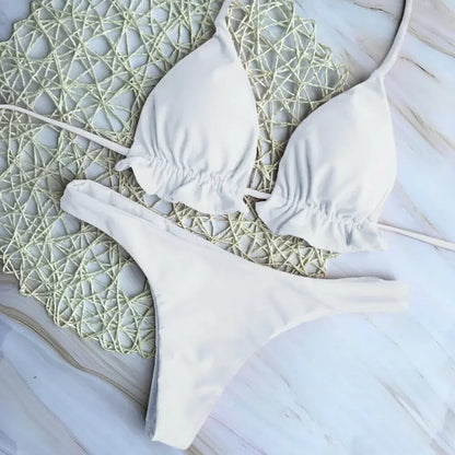 Summer Bikini Set 2 Pieces Set Beachwear S-L