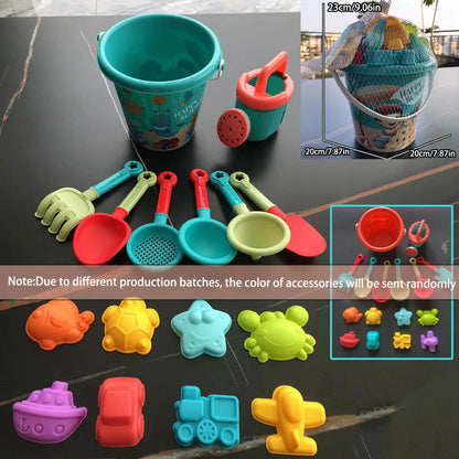 Sand Bucket Beach Toys Pack