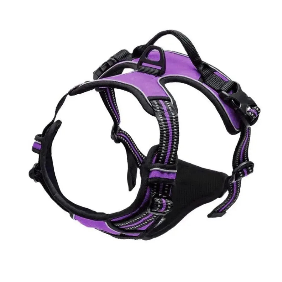 Pet Dog Vest Harness & Collar Set – Adjustable for Small & Medium Dogs