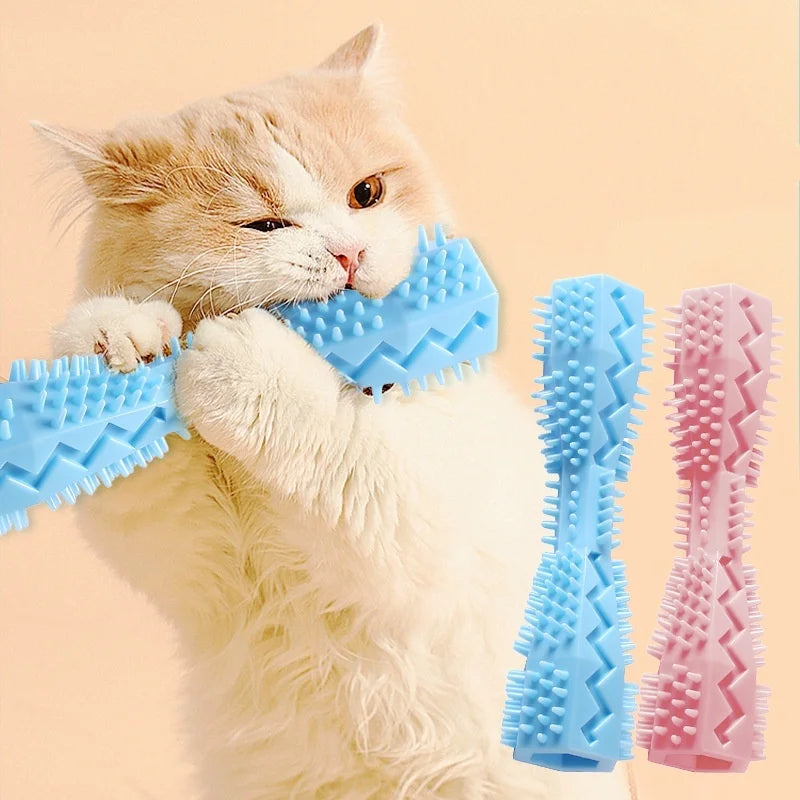 Dog Chew Teether Stick – Bite-Resistant TPR Food Toy with Leak-Proof Design